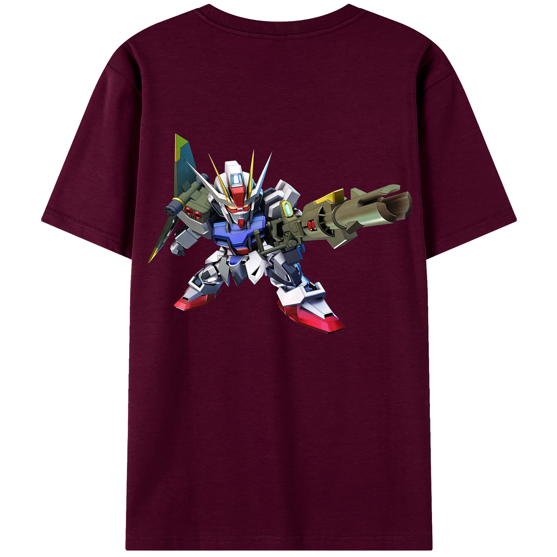 （画像用） 機動戦士ガンダム Mobile Suit Gundam レディース半袖Tシャツ(バックプリント)